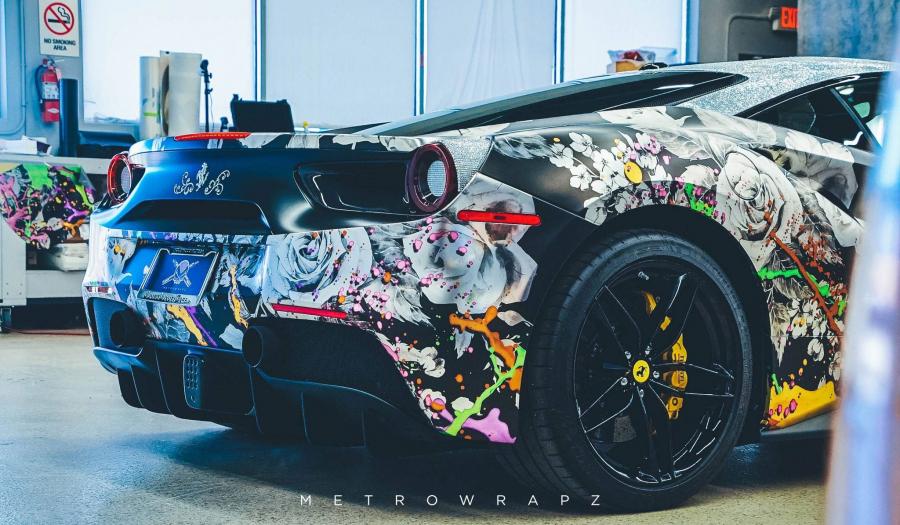  Ferrari 488 GTB Chrome Couture by Metro Wrapz 2016 года  (фото 11 из 15)